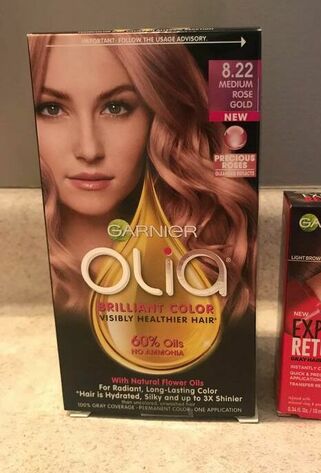 Before & After: Garnier Olia Rose Gold Hair Color - Spark Your Motivation